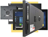 FlatMan® Anbau-Multitouch-Panel-PC Frontseite Schutzklasse IP68 Rückseite IP65 - mit Hochleistungs CPU Intel® Core™ i5-1235U 10 Kerne und 4.4GHz.